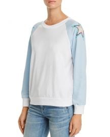 WILDFOX Starbright Embroidered Sweatshirt  at Bloomingdales